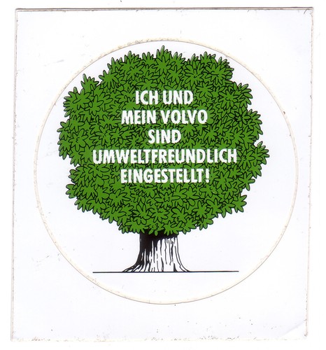 Volvo aufkleber baum ich - volvo,