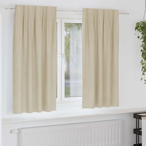 Vidaxl vorhänge stk creme - 2, stk.
