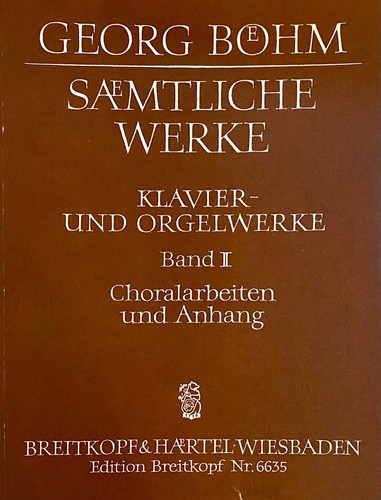 Georg böhm sämtliche - georg, werke