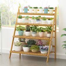 Bambus Blumenleiter 3 Ebenen