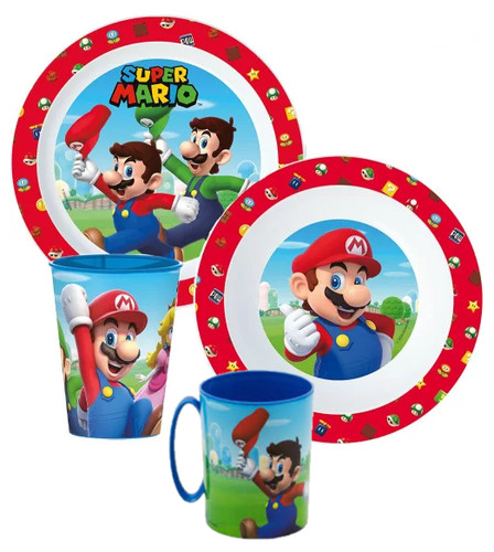 4er set super mario - set,
