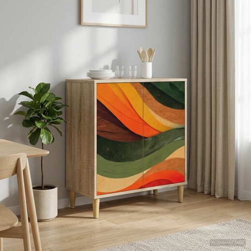 Sideboard mit regal tür - mit,