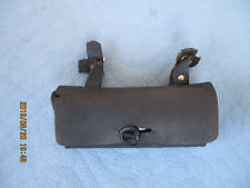 Alter Fahrrad Werkzeugtasche aus Leder für Oldtimer