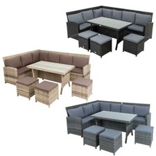 Polyrattan essgruppe 20tlg - polyrattan,