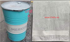 Metall Fass 200L Deckelfass + Handtuch Hellgrau Baumwolle Gesichtstuch Gästetuch