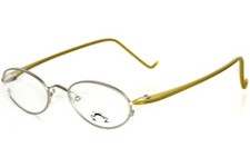 Eye'DC EyeDC V127 018 Brille Silber/Grünlichgelb glasse
