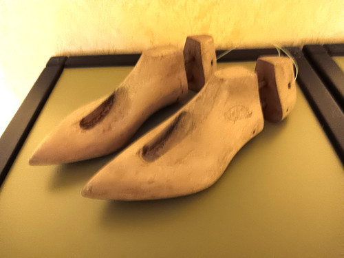 Paar alte schuhleisten - paar, /