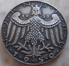 Mds deutschland medaille - medaille, 1950