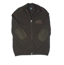 Bogner Herren Strickjacke Pullover gr. 50 Wolle Kaschmir Langarm Logo Feinstrick