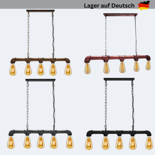Flammig rohr hängelampe - rohr,