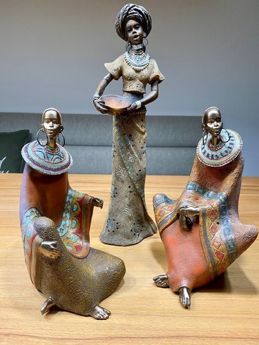 Zierfiguren afrikanerin - 3,