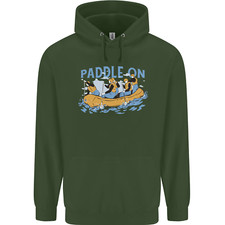 Wildwasser Rafting Paddeln auf Wildwasser Herren 80% Baumwolle Hoodie