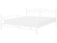 Romantisches Doppelbett Weiß