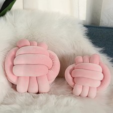 Handgefertigtes rundes Kissen