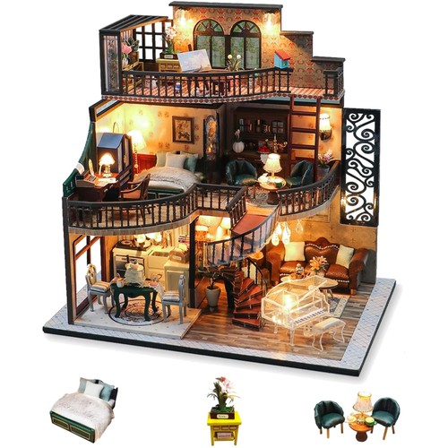 Diy puppenhaus bausatz holz - diy,