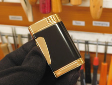 Ronson Super Comet Feuerzeug schwarz überholt lighter briquet accendino