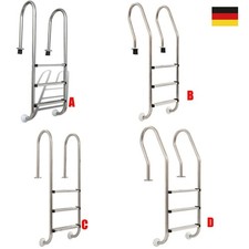 Poolleiter 3 Stufen Edelstahl