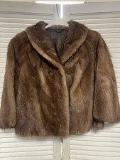 elegante Nerz-Kurzjacke für Damen, ca. Größe 38-40 (Mink), hellbraun /Fur