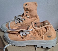 Schuhe / Sneaker Damen, Gr. 37, hellorange-meliert, Mustang, '2 Höhen-tragbar'