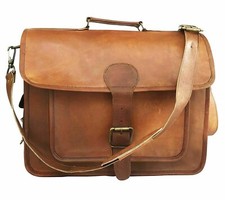 Herren Echtes Leder Vintage Laptop Messenger Handgefertigte Aktentasche