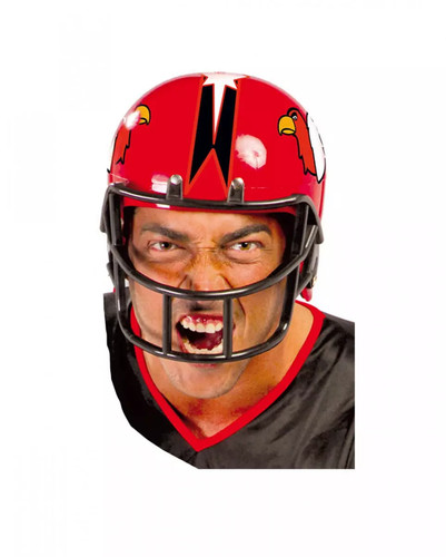 Roter american football - american, helm