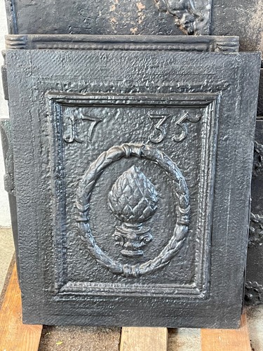 Ofenplatte augsburg 1735 - ofenplatte,