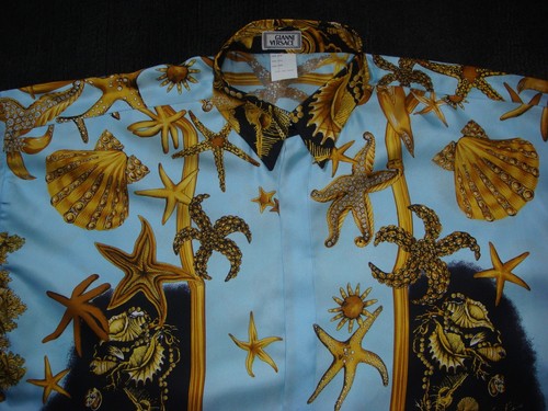 Versace seidenhemd silk - versace, seidenhemd+silk