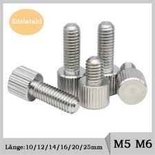 M5 M6 Rändelschrauben