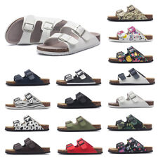 Maibulun Herren Pantoletten Damen Gemütliche Hauslatschen Korksohle Hausschlappe