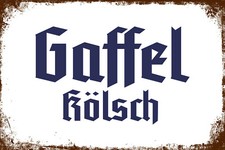Blechschild GAFFEL KÖLSCH 30