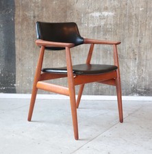 Vintage Erik Kirkegaard Teak Armlehnstuhl 60er Mid-Century 60s Høng Arm Chair