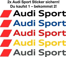 2 er Set Audi Sport Schriftzug