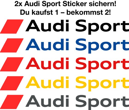 Set audi sport schriftzug - er,