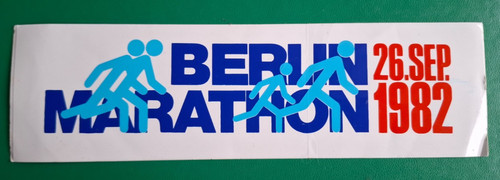 Aufkleber berlin marathon - "berlin,