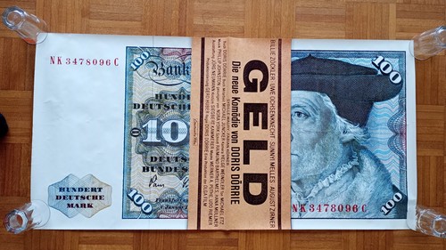 Filmplakat geld sonderformat - geld,