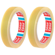 2 x tesa Film Klebefilm Klebeband standard 57208 transparent 19 mm x 66 m