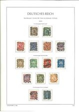 Deutsches Reich Sammlung Weimar 1924-1932 gestempelt im Leuchtturm SF Vordruck