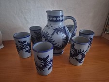 Weinkrug 1,5 Liter u 6 Becher