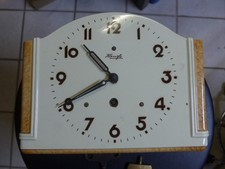 alte Art Deco Küchenuhr " Kienzle " 30er zum Herrichten Porzellan