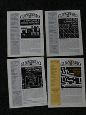 Glass Audio 1-4 1993 vollst. amerik. Kultmagazin für Röhrenverstärker Selbstbau 