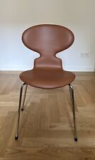 Die Ameise Stühle aus Leder. Arne Jacobsen für Fritz Hansen
