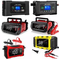 Intelligente LiFePO4 KFZ Auto Batterie Ladegerät Impuls Reparatur AkkuStarthilfe