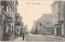 THORN Culmer Straße Torun Geschäfte Hotel Nordischer Hof Emailschild 10.10.1915
