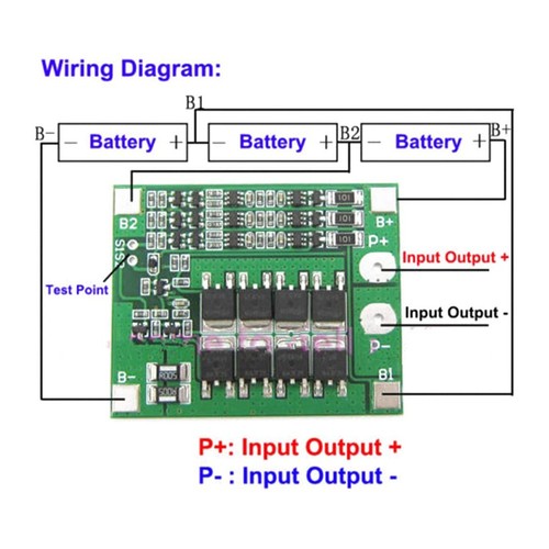 Ion akku pcb - li,