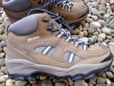 MEINDL Wander-Trekkingschuh AIR ACTIVE MID Gr.39 1/3 Leder Hellbraun 1x getragen