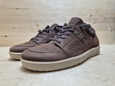 ECCO HERRENSCHUHE FREIZEITSCHUHE SNEAKER Gr:40 UK:7 BRAUN