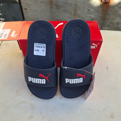 Puma blaue sommer - puma, sommer-pantoletten