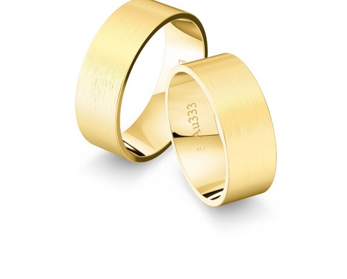 2x333 gold paarpreis eheringe - 2x333,