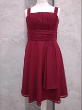 AbendKLEID CocktailKLEID 40/42 Event- Fest-KLEID Ballkleid Chiffon Tüll rot NEU!