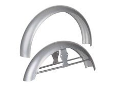 Set silber Schutzbleche für S50 & S51 - Strebenschutzblech - pulverbeschichtet